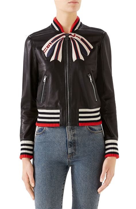 gucci girls' jackets|gucci leather jackets for women.